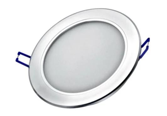 Recessed Ceiling Lighting Silver Slim LED Downlight 6 Inch 14W 5000K