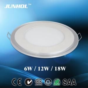 Dimming LED Panel Light 2 Color Lights 12+3W Round Square