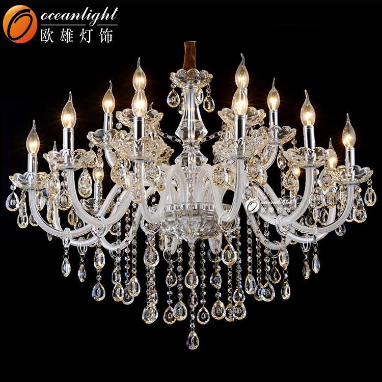 Ocean Lighting Crystal Candle Glass for Bedroom Pendant Chandelier Candle Lamps Omc027