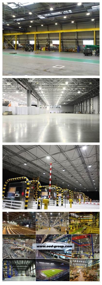 IP65 150lm/W Suspension 100W Warehouse Supermarket Lighting UFO High Bay Light