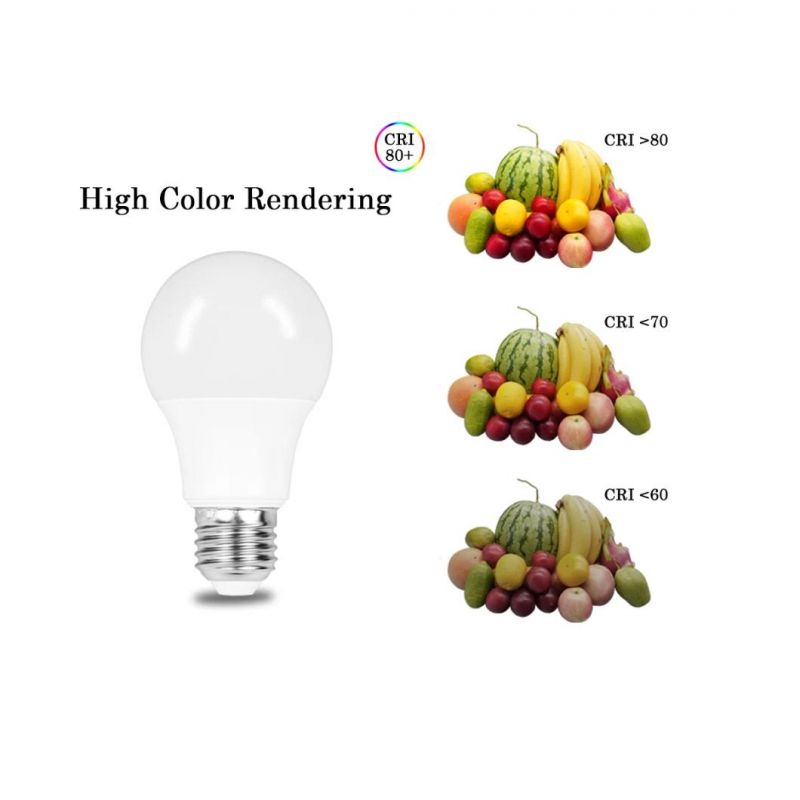 A60 5W~15W High Quality Energy Saving Lamp LED Light Bulb with Ce RoHS