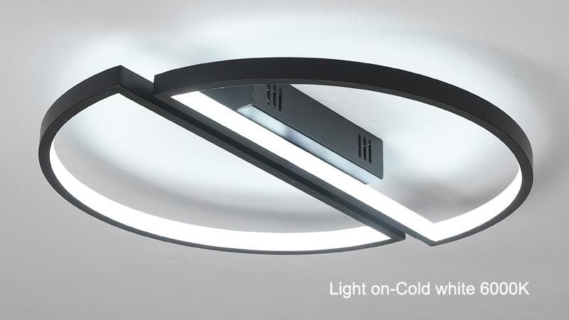 2021 New Modern Smart Flush Mount LED Ceiling Light for Bedroom Villa