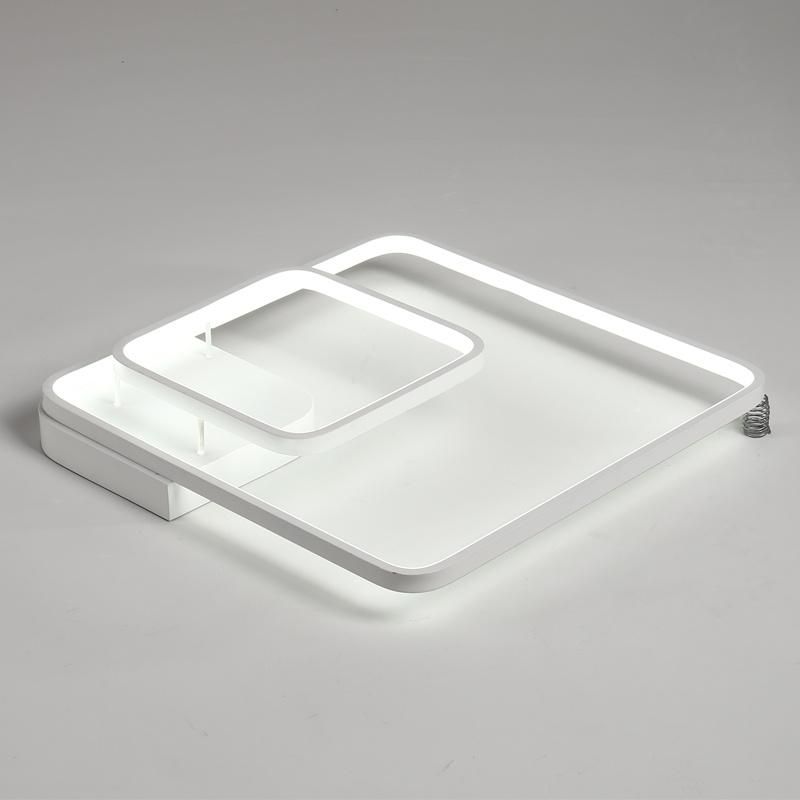 Modern Square Shape Ceiling Lamp with Double Color with Remote Control