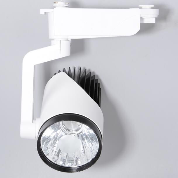 LED Track Light Adjustable COB Ceiling Spot Light 30W 4000K Nature White