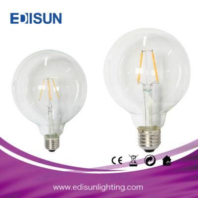 China Supplier Dimmabel Decoration Lamp G125 4W/8W LED Filament Bulb