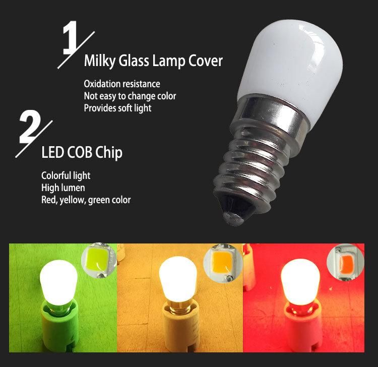Yellow E14 LED Bulb for Decoration and Indicator