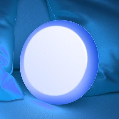 Double Color LED Panel Light Round 36W LED Surface Panel Light with Red Green Blue