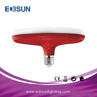 24W E27 LED Colorful UFO Shape Ceiling Bulb Lamp with Aluminum Ce RoHS