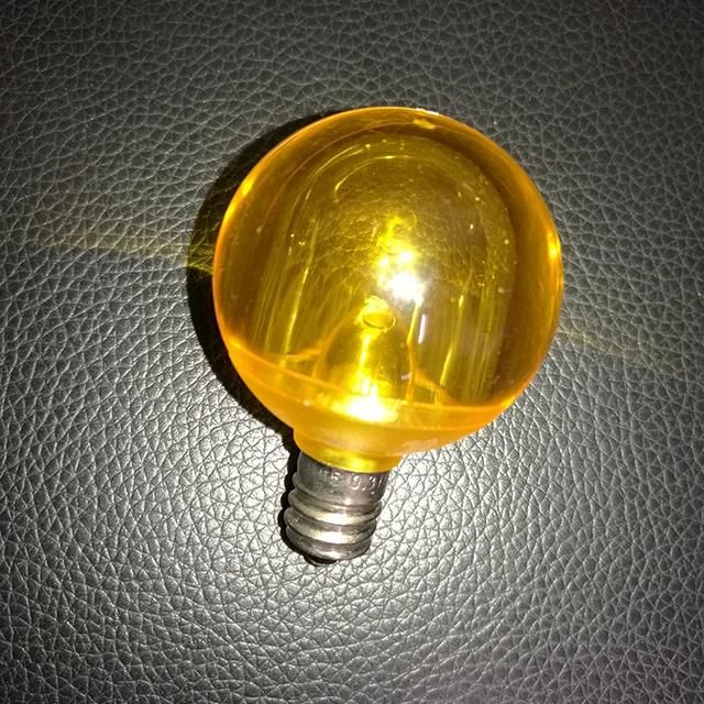 Lower Power E17 G40 Faceted LED Bulb - Sun Warm White