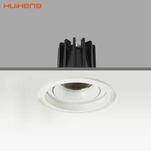 Aluminium 3000K COB LED Ceiling Spot Down Light