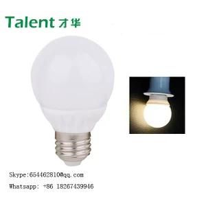 220V E27 3W Plastic LED Light Bulb-Globe Lamp