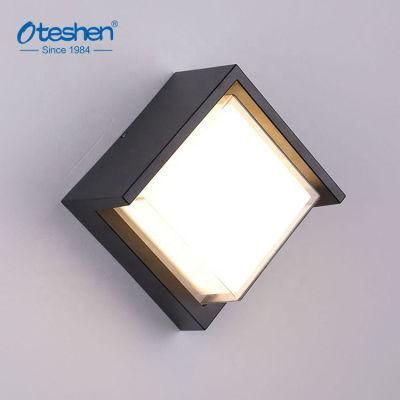 IP65 Outdoor Waterproof PC Garden Wall Lamp12W Decorative Surface Wall Mounted LED Wall Light