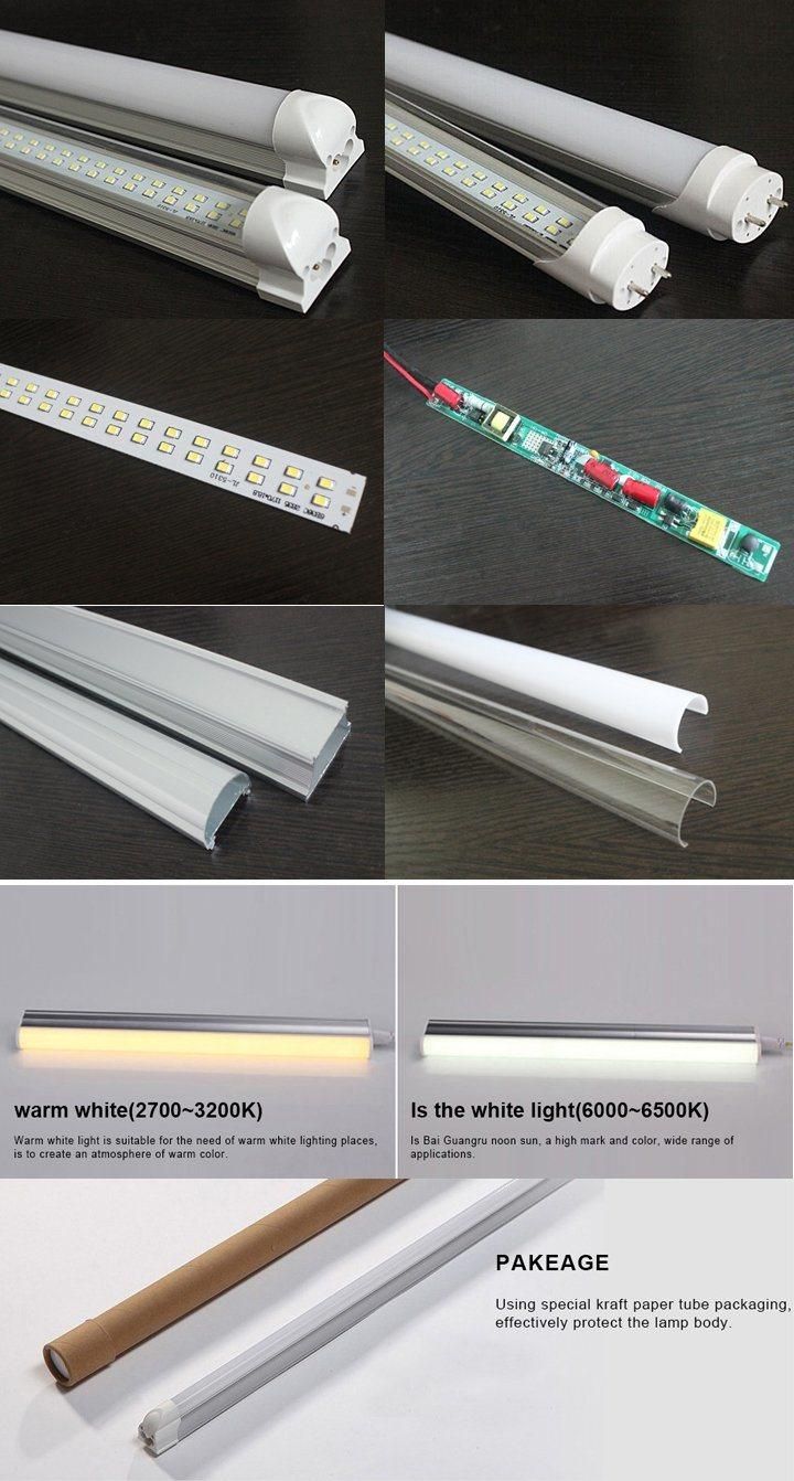 Integrated Fluorescent Replacement T8 LED Tube Light Ce and RoHS Approved T8 LED Lamp