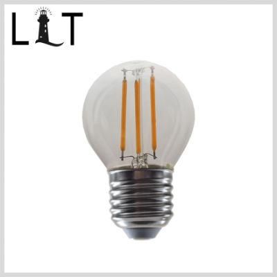 LED Filament Bulb with High Power G45 4W Clear