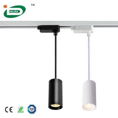 TUV High Quality Single Head Bulb Fixture Surface Mounted Commercial Pendant LED Track Lighting