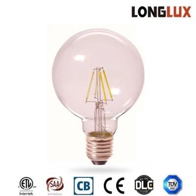 G95 4W LED Filament Bulb Lights with Ce E27