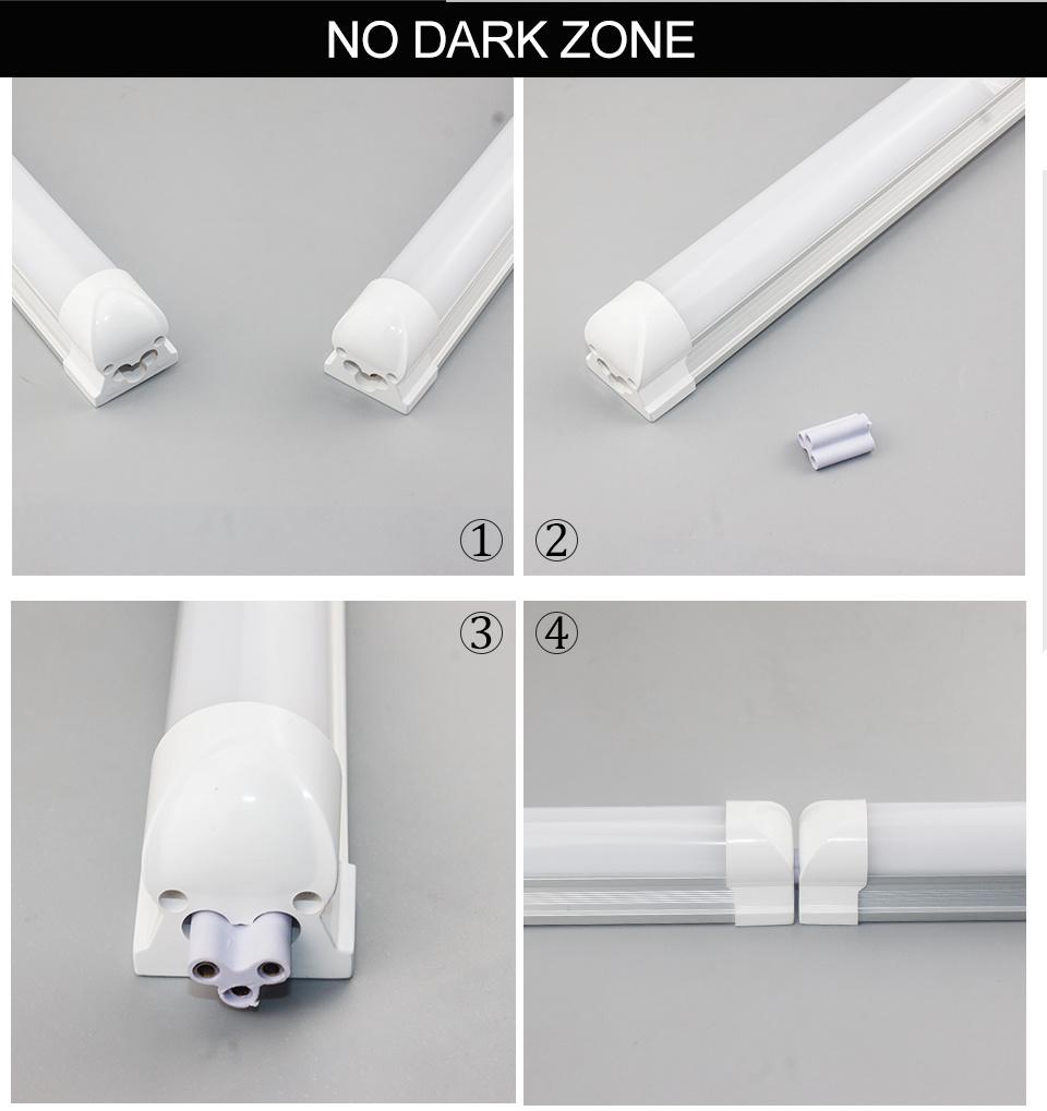 V Shape LED Tube Lamp T8 220V 110V 570mm 2FT 20W 2000lm Integrated LED Tube Light 2835 SMD Super Bright LED Fluorescent Light