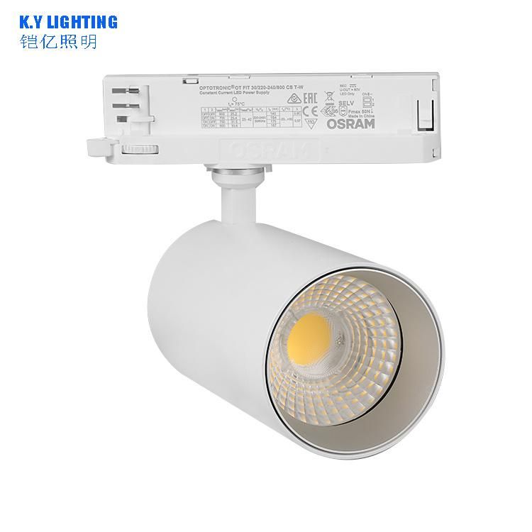 15W 20W 25W 30W 35W 95/9 Ra Driver and Adapter Integrated LED Lights Tracklight Lighting LED Track Spot Light