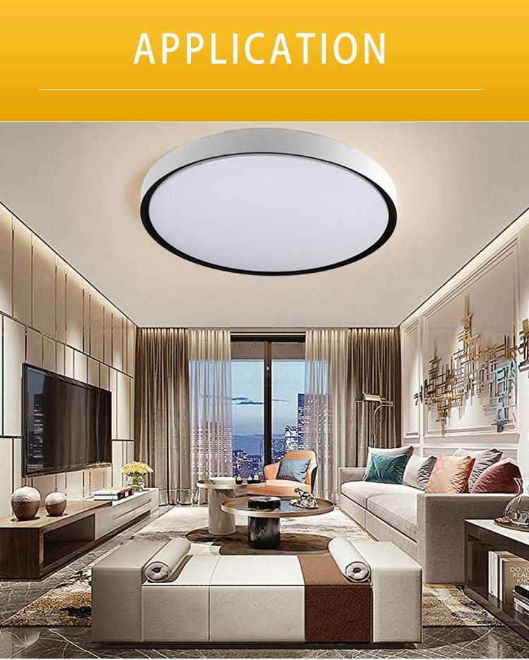 Super Slim Design Metalwatt Semi Ceiling Light