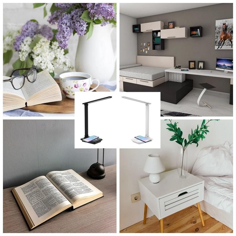 Indoor LED Table Lamp for Study Eye-Care Desk Lamp for Reading Modern Table Light Dimmable 9W