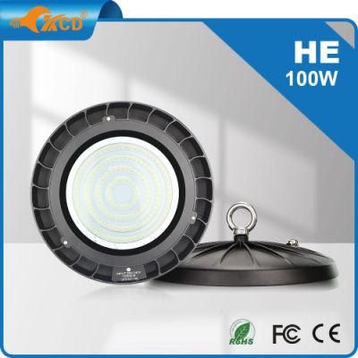 Industrial New Design Outdoor Photo Sensor Smart Badminton Court UFO Linear High Bay LED Light 100W 200W 250W Highbay Light