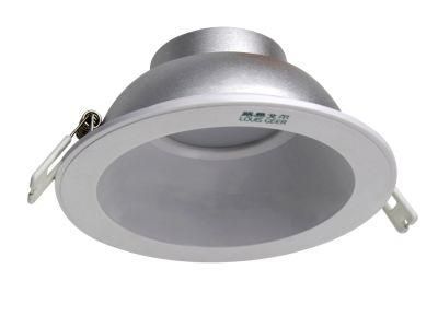 Round Aluminum Heatsink LED Lamp Adjustable Ring Downlight Fixture Showroom Recessed Lights 5W COB LED Down Light
