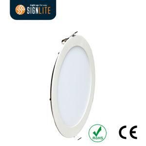 Ultra Thin Round 8inch CE 18W Slim LED Panel/LED Downlight