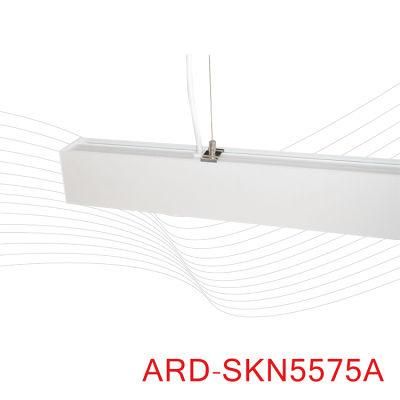 Office Modern LED Linear Pendant Light Aluminium Housing LED Linear Hanging Light