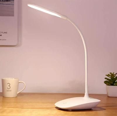 USB Touch Switch Desk Table Lamp for Dorm, Bedroom Office Study Work and Makeup