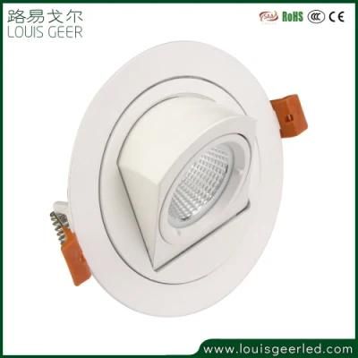 SAA Ce RoHS Dimmable Energy Saving Lamp 10W Recessed LED Down Light 2700K 3000K 4000K 6000K IP20 IP44 Adjustable