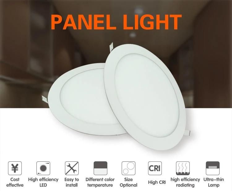 3W/6W/9/12W Thin LED Panel Slim Down Light Round