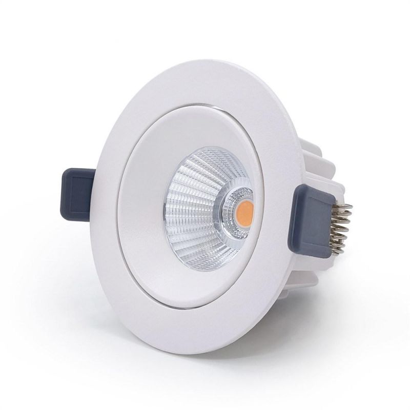 5 Years Warranty 7 Inch Recessed Flicker Free 40W COB LED Gimbal Downlight