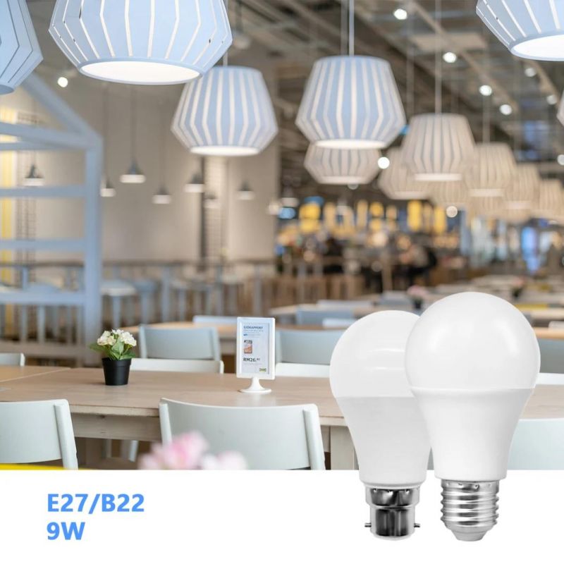 A60 5W~15W High Quality Energy Saving Lamp LED Light Bulb with Ce RoHS