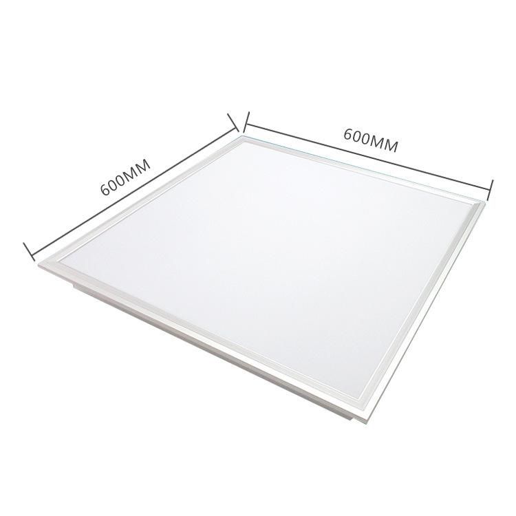 Standard Size Recessed Ceiling LED Flat Panel Light 48W 600X600mm