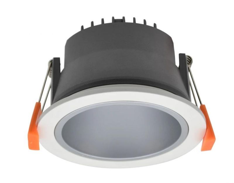 Aluminum Lamp Body Material and LED Light Source 12W Hotel Round Dimmable LED Downlight