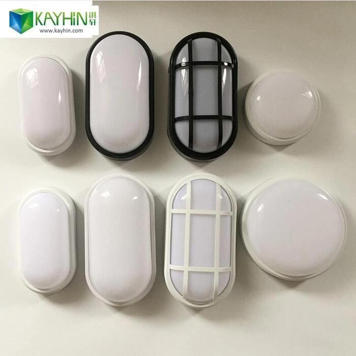 IP65 Waterproof Aluminum 15W 18W Marine Round Outdoor Wall Lights LED Oval Round PC Bulkhead Light