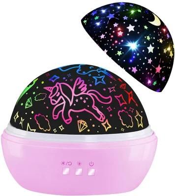 LED Projector Night Light for Kids Children to Decoration Bedroom