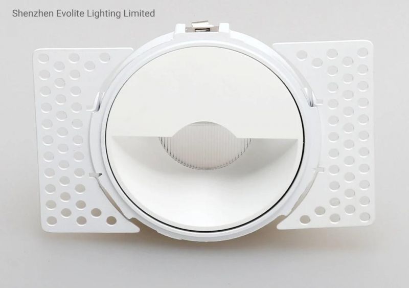 MR16 Frame Aluminum Adjustable LED Downlight Trimless Round Ring Recessed Quality Lamp Bulb Housing