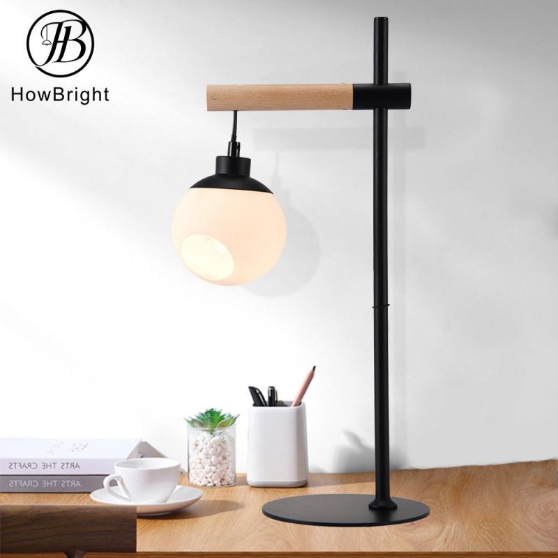 Three-Color Magnifying Glass Table Lamp Dimmable LED Table Lamp Craft Work Glass Night Light Modern European Table Light Hotelrestaurant Decoration Book Lamp