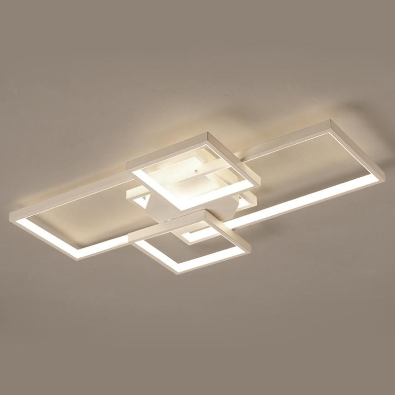 Villa Aluminum Acrylic Modern Lights for Living Room Black Nordic 2021 Lighting Fixtures
