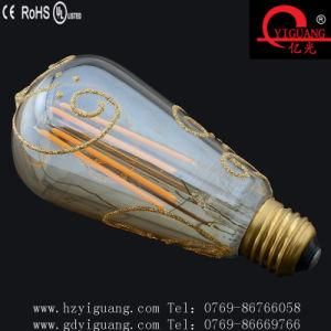 2017 New Style Ledpainted Bulb LED Filaemnt Bulb Light with Ce UL