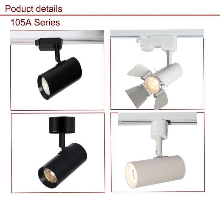 Small High Quality Aluminium LED Lamp Housing LED Track Rail System