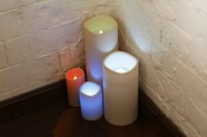 Unscented Safe Indoor LED Candle- Sound Control