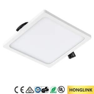 Factory Price Ultra Slim Square 8W 16W 22W 30W Recessed Ceiling LED Panel Light