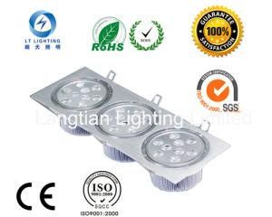 27W Three Head LED Silver Grille Lamp/ Bean Pot Light/Ceiliing Light