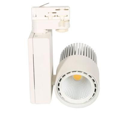 CE 35W Global 3phase Ra&gt;97 Dimmable LED Track Light for Commercial Clothes Chain Store Shops Shopping Mall Exhibition Hall