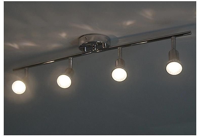 Iron Nickel LED Spotlights Indoor Spot Lights GU10 SMD LED Spot Light Narrow Beam Ceiling Lamp