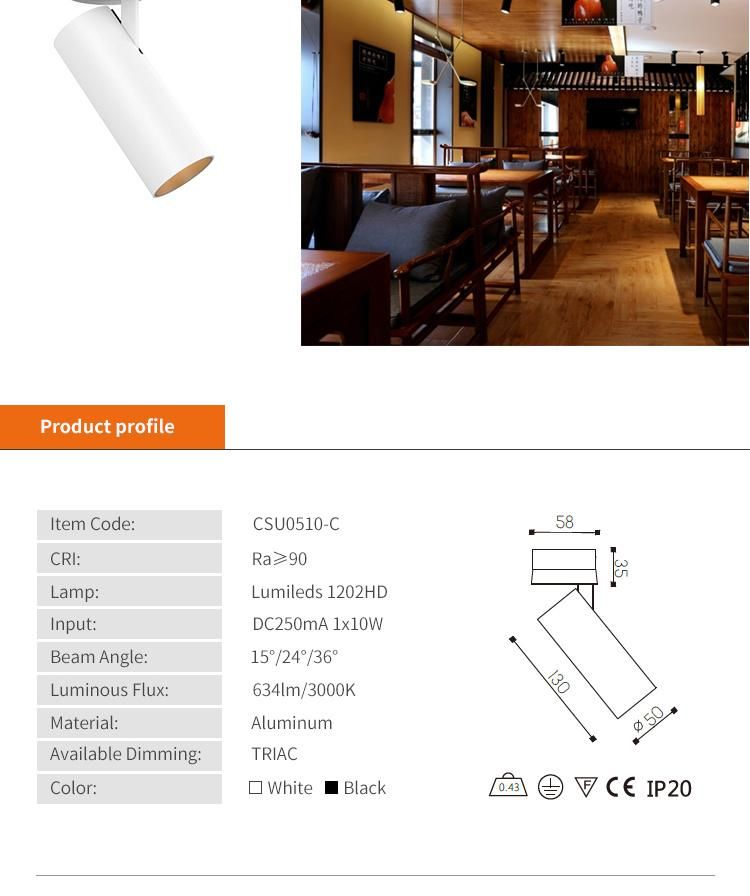 Aluminum 10W 15W 20W 30W COB Surface Mounted Downlight LED Ceiling Light