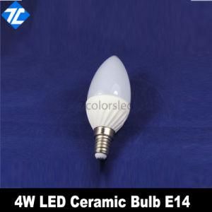 AC220V 4W Ceramic 6LEDs SMD5730 E14 LED Candle Light