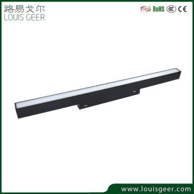 2022 Modern Trend 48V Linear LED Track Spotlight Surface Recessed Pendant LED Aluminum Profile 45W Magnetic Track Light